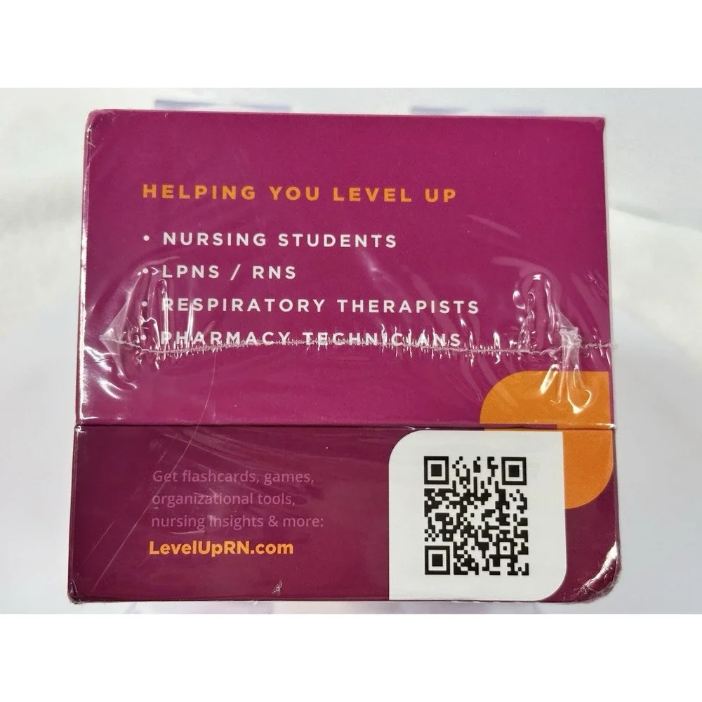 Level Up RN Pharmacology Edition 3 Nursing Flashcards NEW SEALED